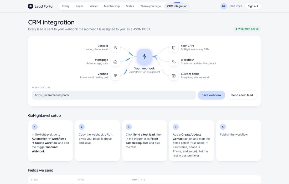 CRM integration
